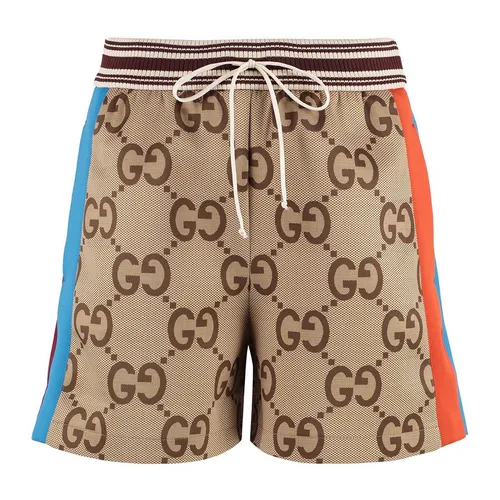 Quần Short Gucci Jumbo GG Fabric Shorts Phối Màu Size XS