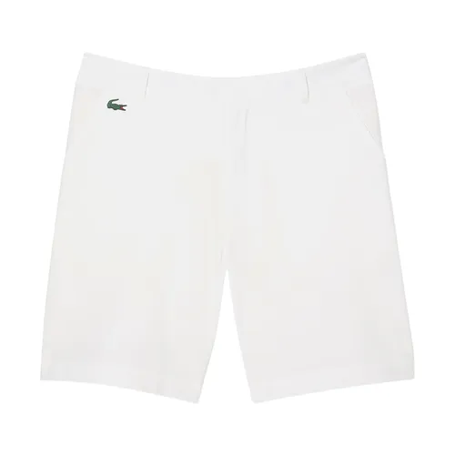 Quần Short Nam Lacoste Men’s Sport Lightweight Stretch Golf Shorts FH3764 70V Màu Trắng Size 32