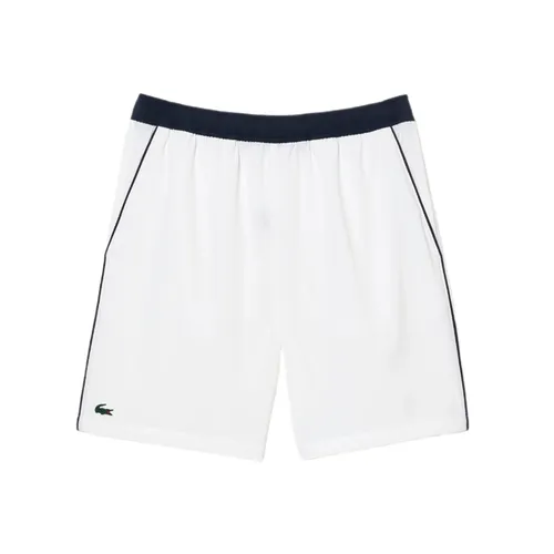 Quần Short Nam Lacoste Men's Stretch Tennis Shorts GH1086 52 522 Màu Trắng Size 3