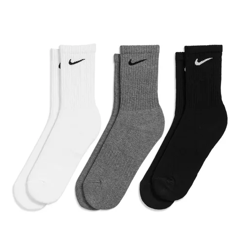 Set 3 Đôi Tất Cổ Trung Nike Everyday Cushioned Dri-Fit SX7664-964 Mix 3 Màu Size 21-23cm