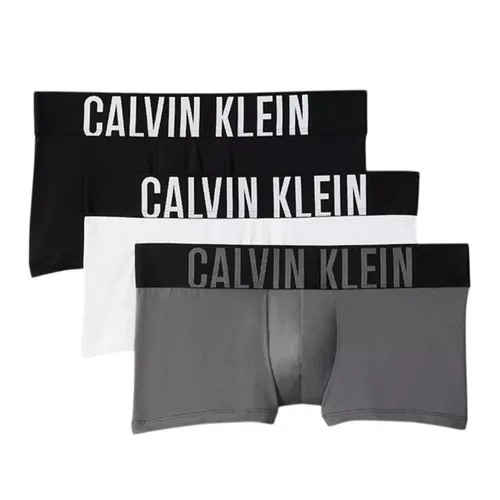 Set 3 Quần Lót Nam Calvin Klein CK Pack De 3 Boxer NB3611-908 Màu Trắng/Đen/Xám Size S