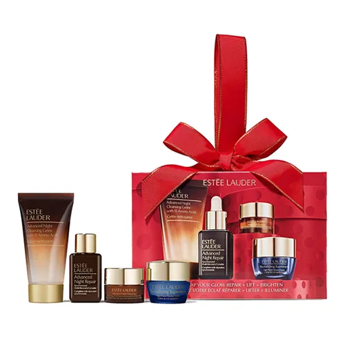 Set Dưỡng Da Estée Lauder Glow Repair + Lift + Brighten 4 Món
