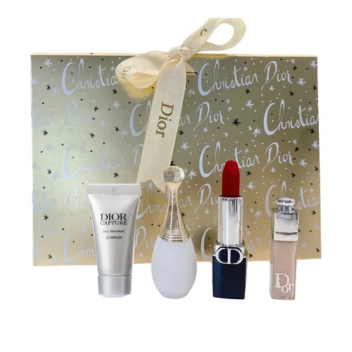 Set Nước Hoa Dior Jadore Parfum D'eau EDP + Serum + Son 5 Món