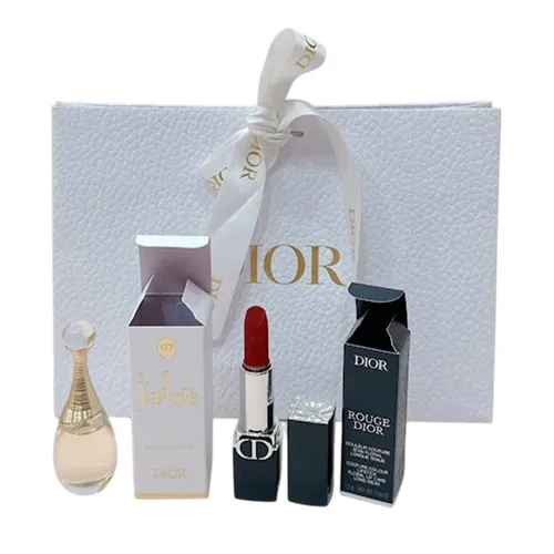 Set Nước Hoa Nữ Dior J'adore EDP 5ml + Son Dior 777 Velvet Mini (3 Món)