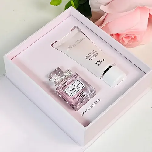 Set Nước Hoa Nữ Dior Miss Dior Blooming Bouquet Mini 2 Món (EDT 5ml + Body Milk 20ml)