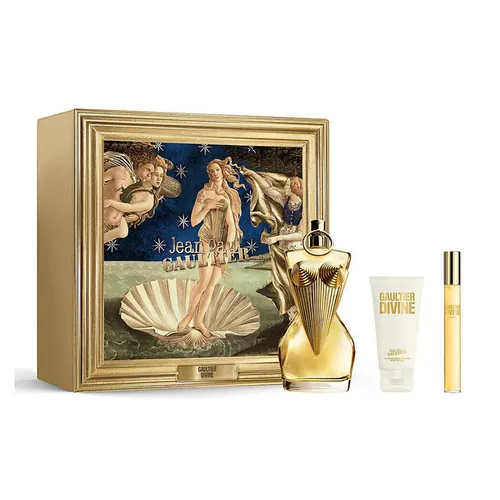 Set Nước Hoa Nữ Jean Paul Gaultier Divine 3 Món (EDP 100ml + EDP Mini 10ml + Dưỡng Thể 75ml)