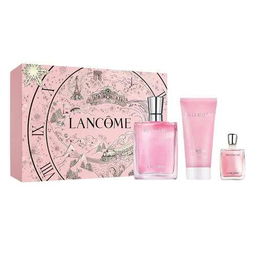 Set Nước Hoa Nữ Lancôme Miracle EDP 30ml Set 3 Món (EDP 100ml + EDP 5ml + Body Lotion 50ml)