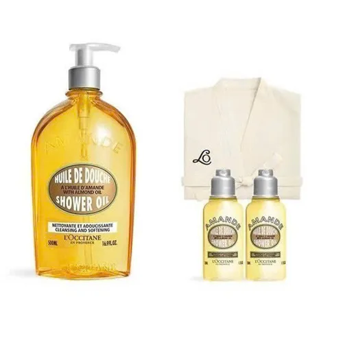 Set Sữa Tắm L'Occitane Almond Shower Oil With 4 Món