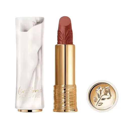 Son Lì Lancôme X Louvre L'absolu Rouge Drama Matte 200 French Drama Màu Đỏ Nâu (Tặng Kèm 1 Mút Lancome)