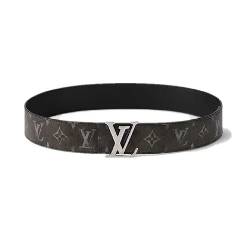 Thắt Lưng Nam Louis Vuitton LV Initials 40mm Reversible Belt Black M8741T Màu Nâu Đen Size 90