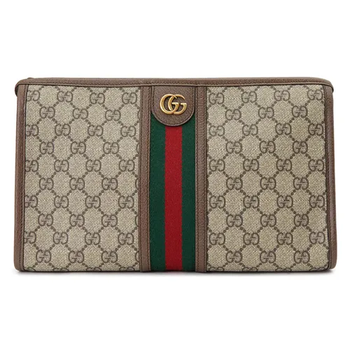 Túi Cầm Tay Gucci Ophidia GG Beige 598234-96IWT-8745 Màu Be Nâu