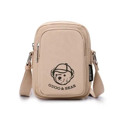 Túi Đeo Chéo Guoo Bear GU1110-10030 Màu Be