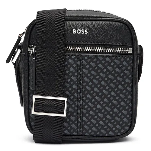Túi Đeo Chéo Nam Hugo Boss Reporter Zaire N Crossbody Bag Màu Đen