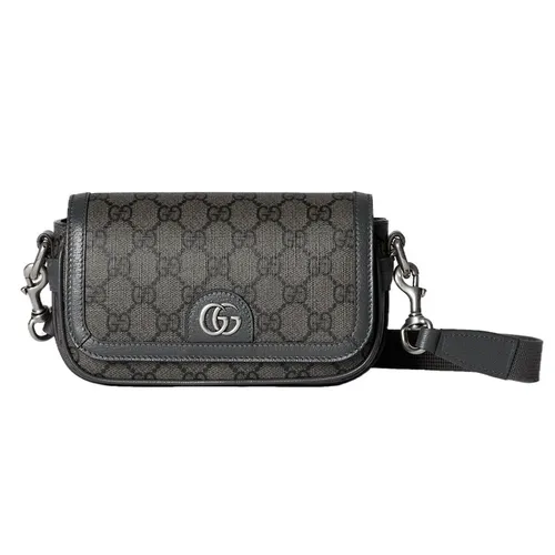 Túi Đeo Chéo Nam Gucci Ophidia Super Mini Shoulder Bag Grey 795466-2ZGMN-1244 Màu Xám Đậm