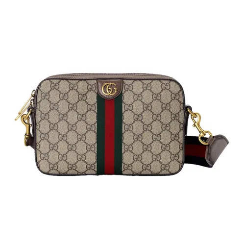 Túi Đeo Chéo Nữ Gucci Ophidia Small Crossbody Bag Beige 699439-9C2ST-8920 Màu Be Nâu