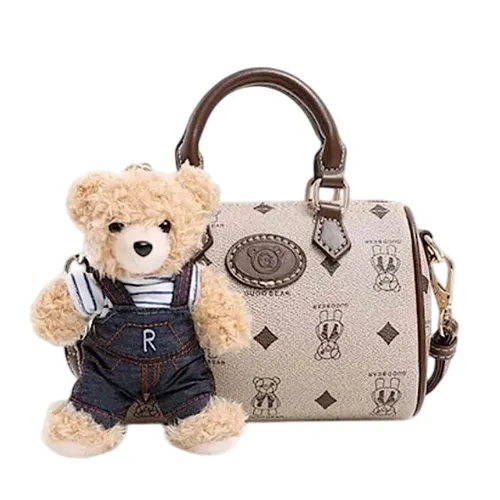 Túi Đeo Chéo Nữ Guoo Bear Bag TN2462 - GU1193 Màu Xám/Nâu S
