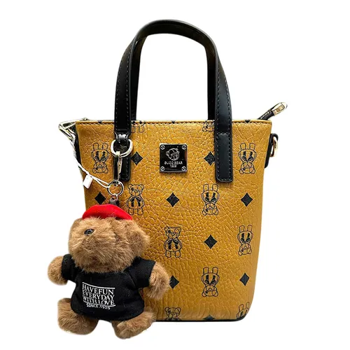 Túi Đeo Chéo Nữ Guoo Bear GU1239-13730 Màu Nâu