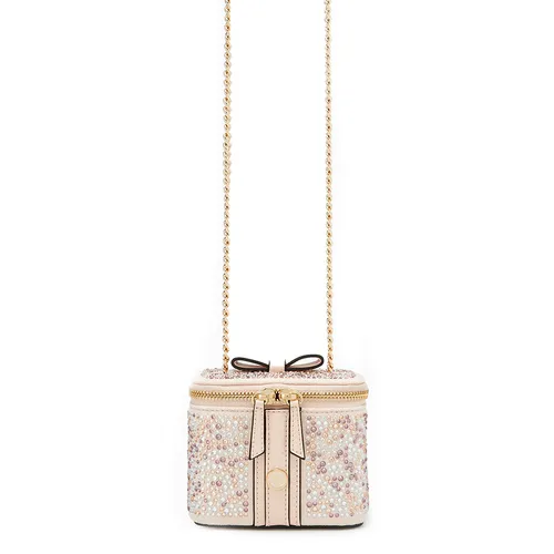 Túi Đeo Chéo Nữ Lyn Dream Box Mini Crossbody Bag L25FBWC005 Màu Nude