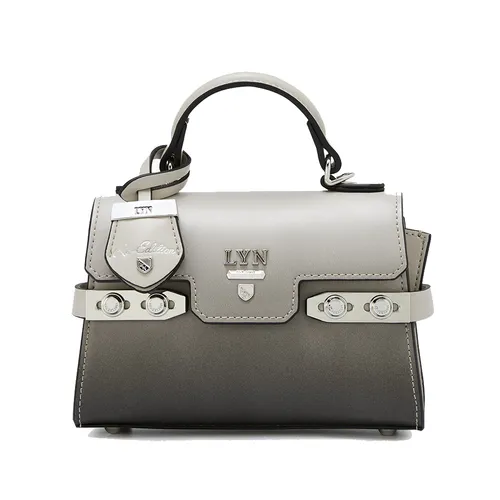 Túi Đeo Chéo Nữ Lyn Fineness Reedition Xs Crossbody Bag - Black Variation 2 L25FBWA057 Màu Đen Xám