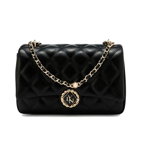 Túi Đeo Chéo Nữ Lyn Nico M Crossbody Bag - Black L25FBWA088 Màu Đen