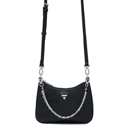 Túi Đeo Chéo Nữ Lyn Re-Edit Gastby Rosee Xs Shoulder Bag - Glitter Black L26CBWA048 Màu Đen
