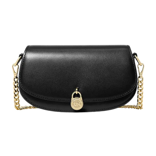 Túi Đeo Chéo Nữ Michael Kors MK Mila Small Leather Crossbody Bag 35F5GIMC5L Màu Đen