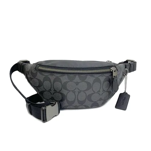 Túi Đeo Hông Coach Warren Mini Belt Bag Màu Đen