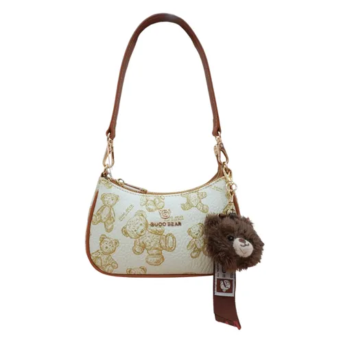 Túi Đeo Vai Nữ Guoo Bear GU1281-2910 Màu Trắng