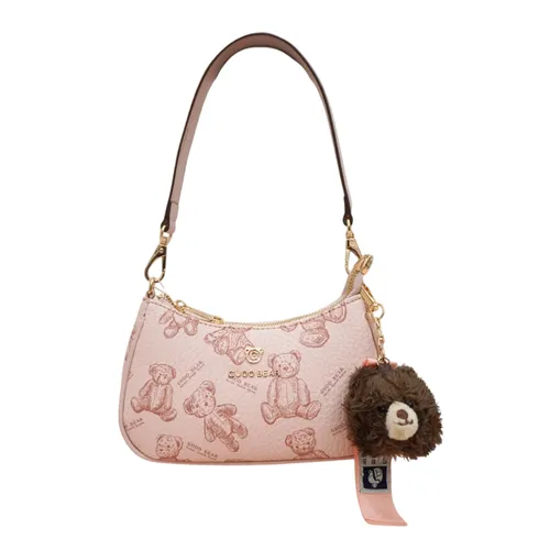 Túi Đeo Vai Nữ Guoo Bear GU1281-3900 Màu Hồng