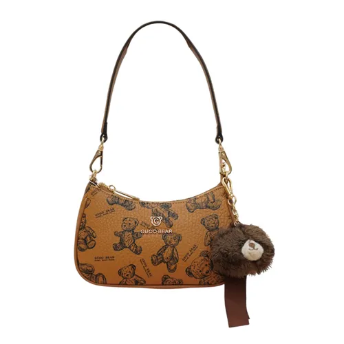 Túi Đeo Vai Nữ Guoo Bear GU1281-4920 Màu Nâu
