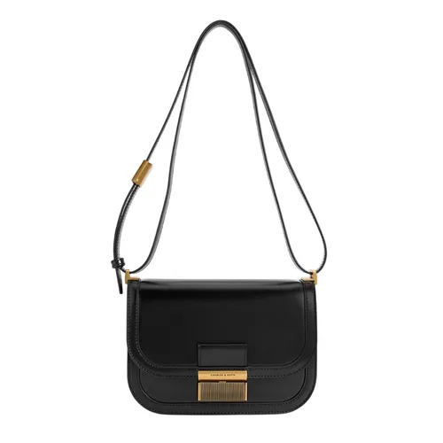 Túi Đeo Vai Nữ Charles & Keith CNK Charlot Bag Black CK2-80782444 Màu Đen