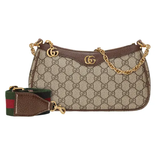 Túi Đeo Vai Nữ Gucci Ophidia Small Shoulder Bag 735132 FABLE 9442 Màu Be Nâu