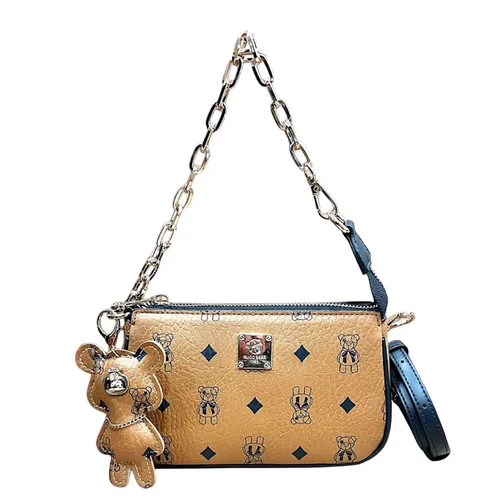 Túi Đeo Vai Nữ Guoo Bear Bag GU1248-13730 Màu Nâu