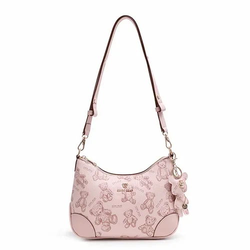 Túi Đeo Vai Nữ Guoo Bear Bag GU1257-3900 Màu Hồng