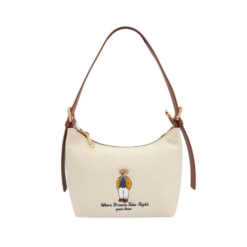 Túi Đeo Vai Nữ Guoo Bear GU1287 Màu Be