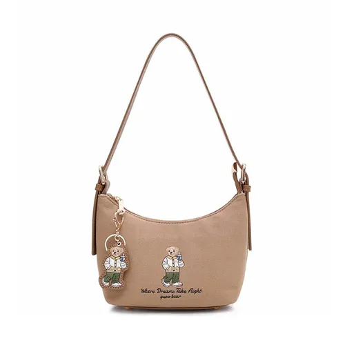 Túi Đeo Vai Nữ Guoo Bear GU1287 Màu Nâu