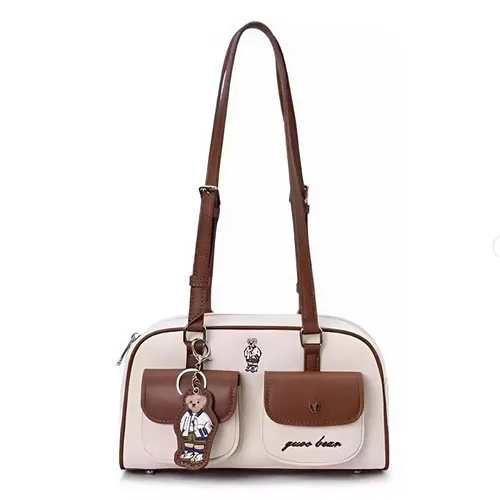 Túi Đeo Vai Nữ Guoo Bear GU1438-10040 Màu Be Nâu
