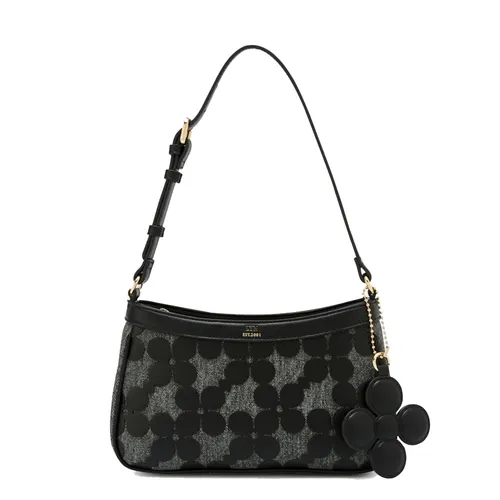 Túi Đeo Vai Nữ Lyn Corey Shoulder Bag - Black Variation 2 L25FBWB006 Màu Đen