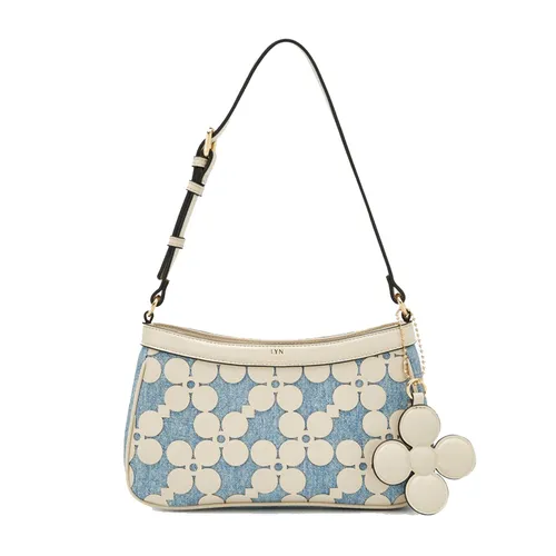 Túi Đeo Vai Nữ Lyn Corey Shoulder Bag - Blue Variation 2 L25FBWB006 Màu Xanh Trắng