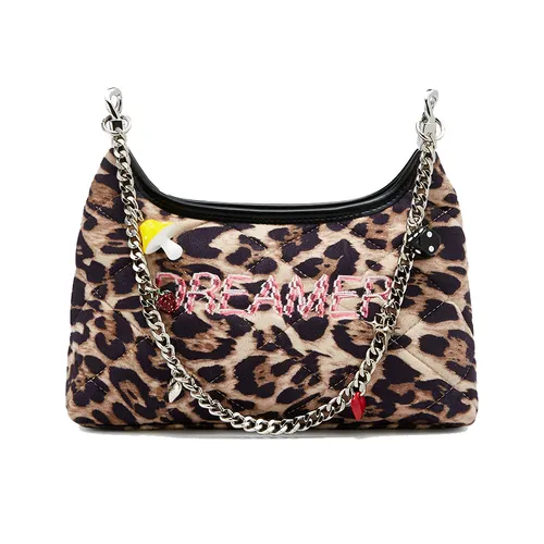 Túi Đeo Vai Nữ Lyn Haylee Mini Shoulder Bag - Leopard L25FBWC023 Màu Nâu