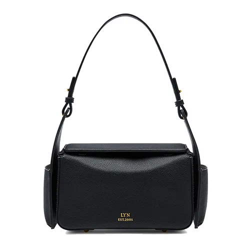Túi Đeo Vai Nữ Lyn Moria Hobo M Shoulder Bag - Black L25FBWA025 Màu Đen
