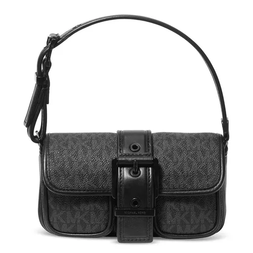 Túi Đeo Vai Nữ Michael Kors MK Colby Extra-Small Signature Logo Shoulder Bag Màu Đen