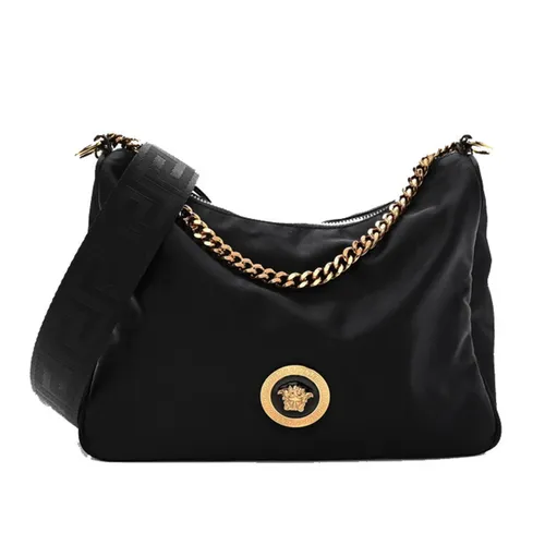 Túi Đeo Vai Nữ Versace Nylon Medusa Bag Màu Đen