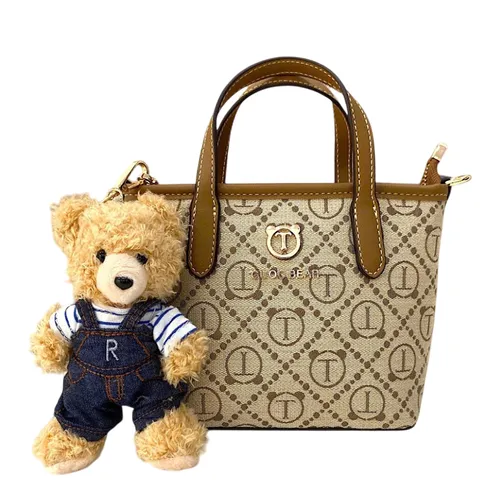 Túi Tote Nữ Guoo Bear GU1194 - GU1195 Màu Nâu Khaki