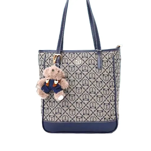 Túi Tote Nữ Guoo Bear GU1408-14430 Màu Xanh Xám