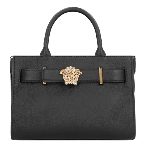 Túi Tote Nữ Versace Medusa Small Leather Bag Màu Đen