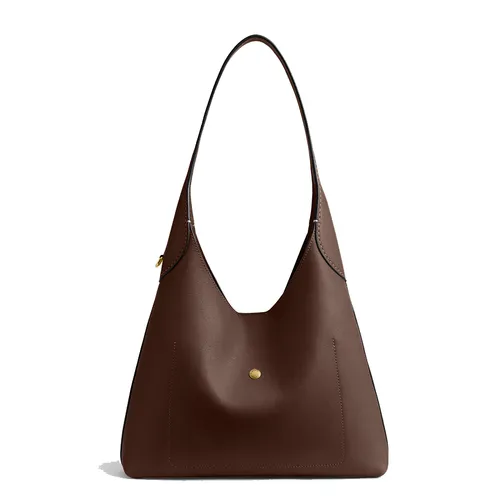 Túi Xách Nữ Coach Brooklyn Shoulder Bag 28 CU068 Brown Màu Nâu