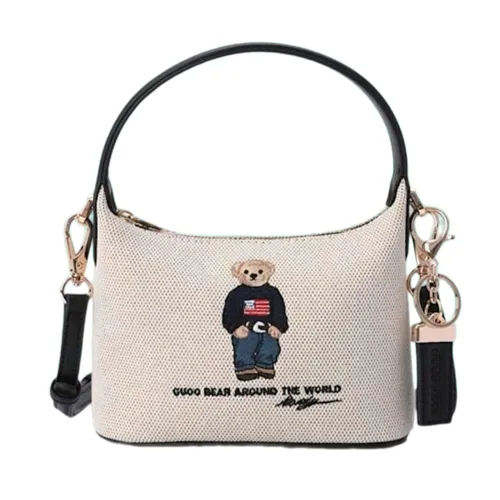 Túi Xách Tay Nữ Guoo Bear GU1076-30040 Màu Be