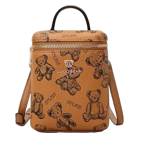 Túi Đựng Điện Thoại Nữ Guoo Bear GU1372-3920 Màu Nâu
