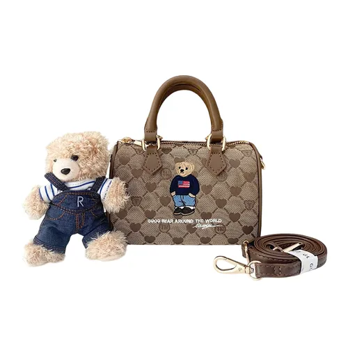 Túi Xách Tay Nữ Guoo Bear TN2462 - GU1429 Màu Nâu Size S